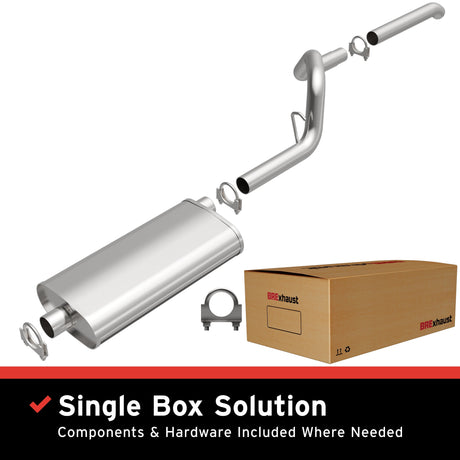 BRExhaust 1987-1992 Jeep Direct-Fit Replacement Exhaust System BRExhaust Exhaust System Kit  AXOPROS