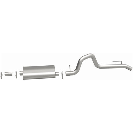 BRExhaust 1987-1992 Jeep Wrangler Direct-Fit Replacement Exhaust System BRExhaust Exhaust System Kit  AXOPROS