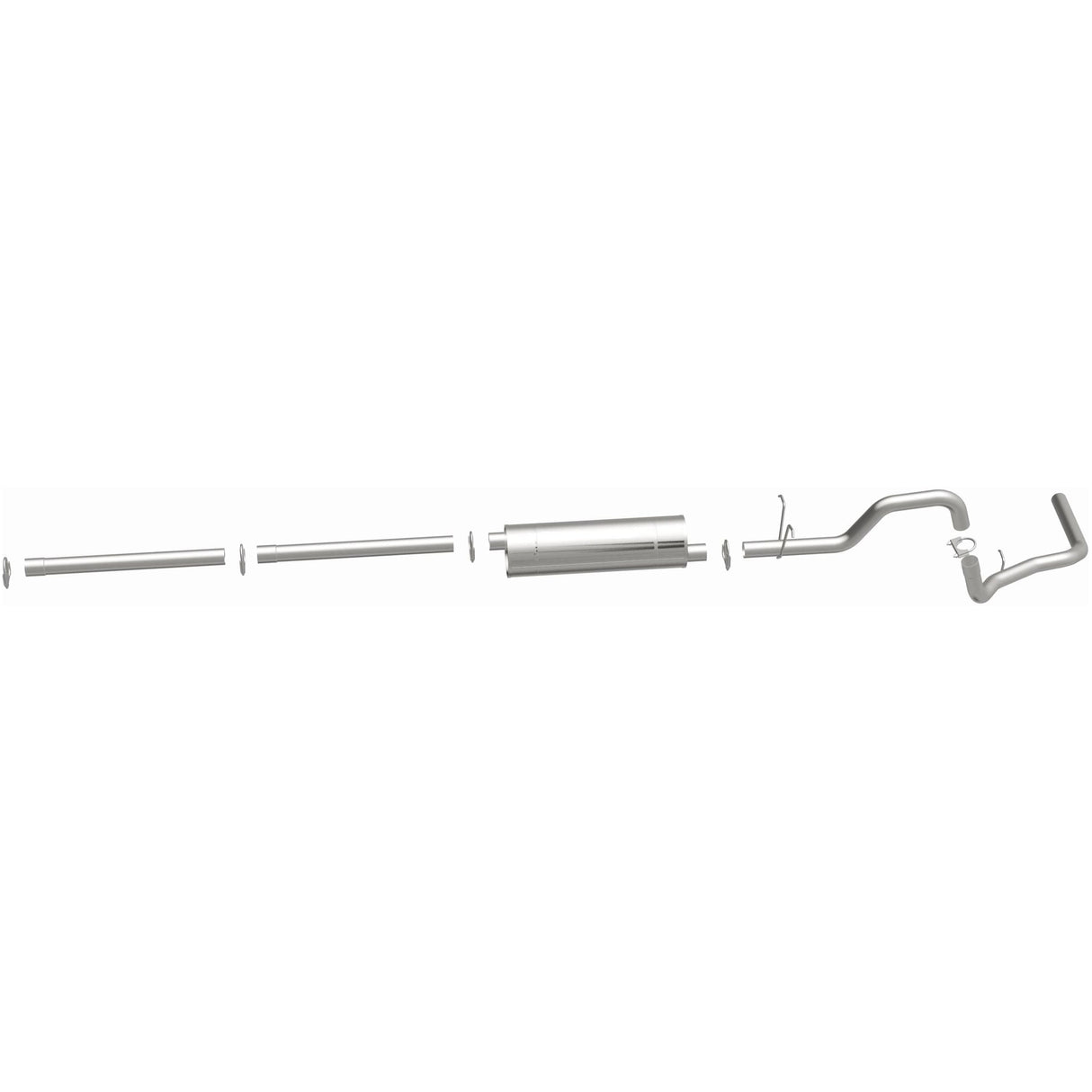 BRExhaust 1987-1995 Ford Direct-Fit Replacement Exhaust System BRExhaust Exhaust System Kit  AXOPROS