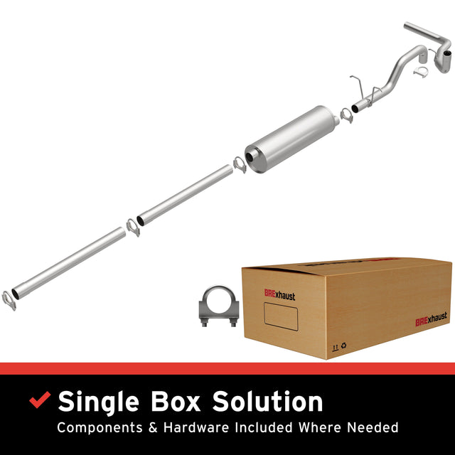 BRExhaust 1987-1995 Ford Direct-Fit Replacement Exhaust System BRExhaust Exhaust System Kit  AXOPROS