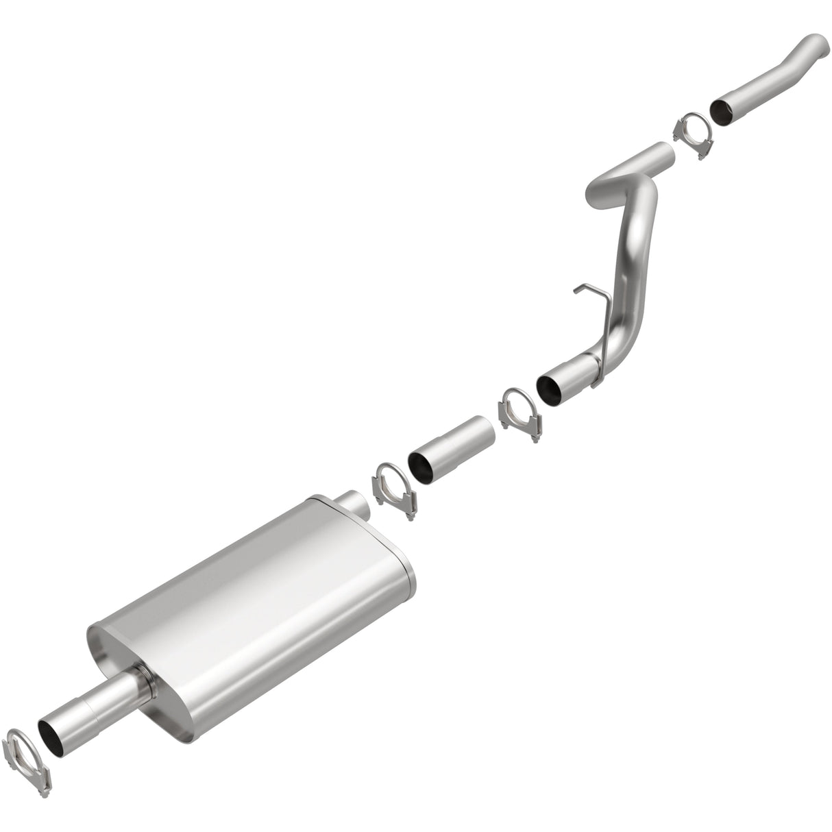 BRExhaust 1987-1995 Jeep Direct-Fit Replacement Exhaust System BRExhaust Exhaust System Kit  AXOPROS