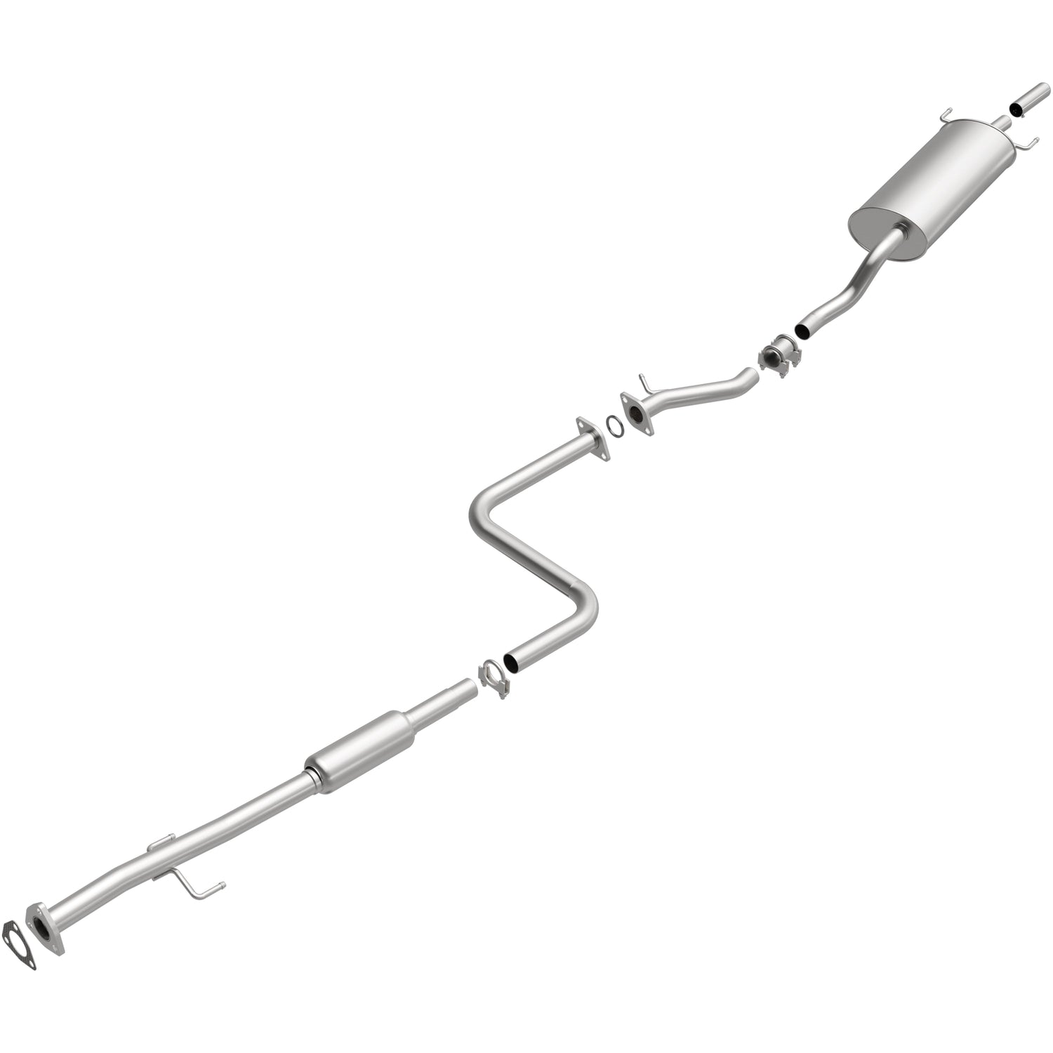 BRExhaust 1990-1993 Honda Accord 2.2L Direct-Fit Replacement Exhaust System BRExhaust Exhaust System Kit  AXOPROS