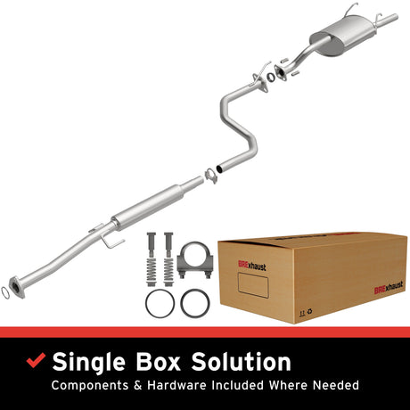 BRExhaust 1992-1995 Honda Civic 1.5L Direct-Fit Replacement Exhaust System BRExhaust Exhaust System Kit  AXOPROS