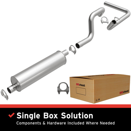 BRExhaust 1992-1996 Ford Bronco 5.8L Direct-Fit Replacement Exhaust System BRExhaust Exhaust System Kit  AXOPROS