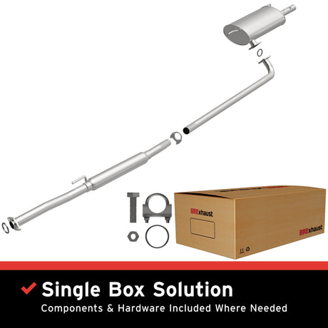 BRExhaust 1992-1996 Toyota Camry 2.2L Direct-Fit Replacement Exhaust System BRExhaust Exhaust System Kit  AXOPROS