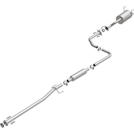 BRExhaust 1992-2000 Honda Civic Direct-Fit Replacement Exhaust System BRExhaust Exhaust System Kit  AXOPROS