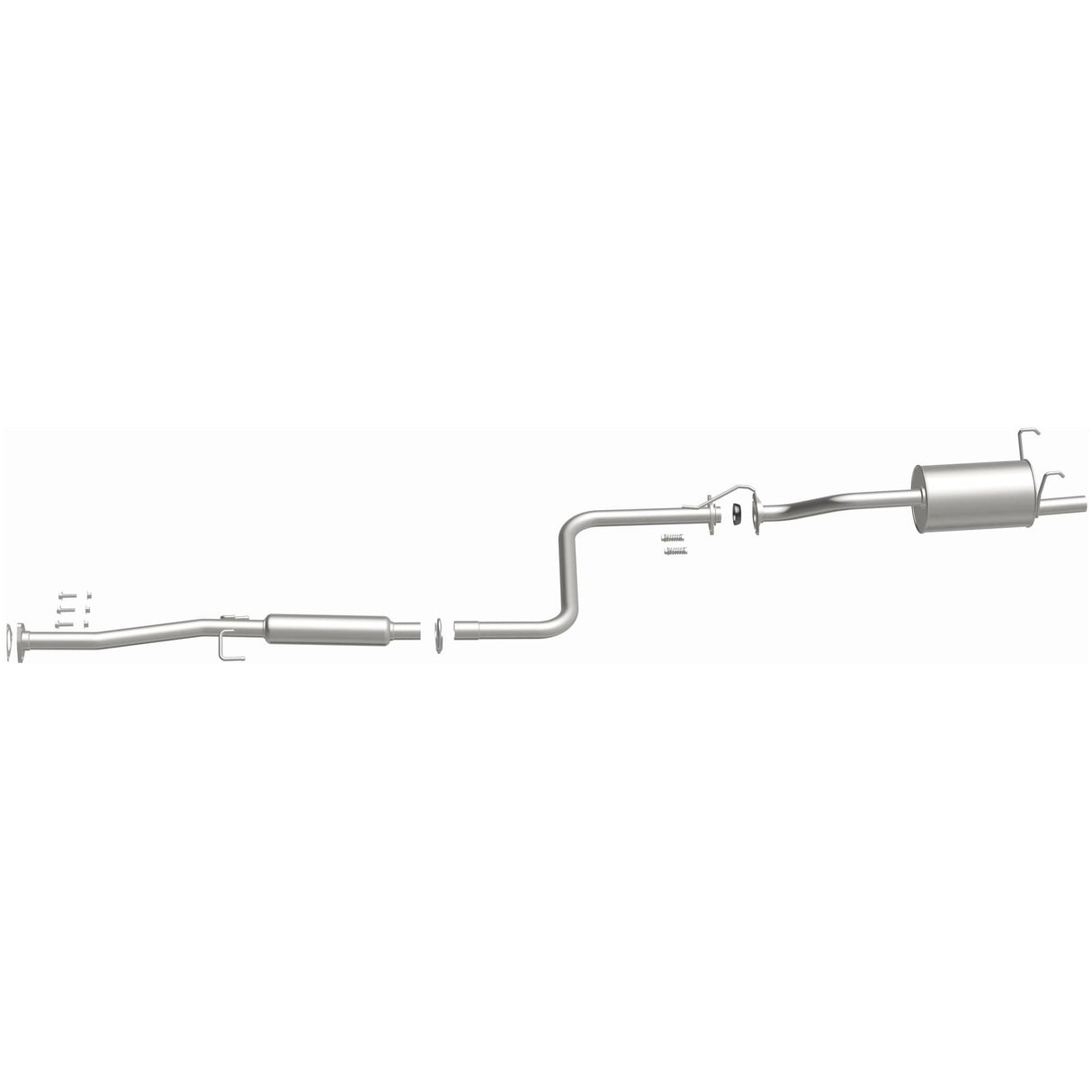 BRExhaust 1993-1995 Honda Civic Del Sol 1.5L Direct-Fit Replacement Exhaust System BRExhaust Exhaust System Kit  AXOPROS