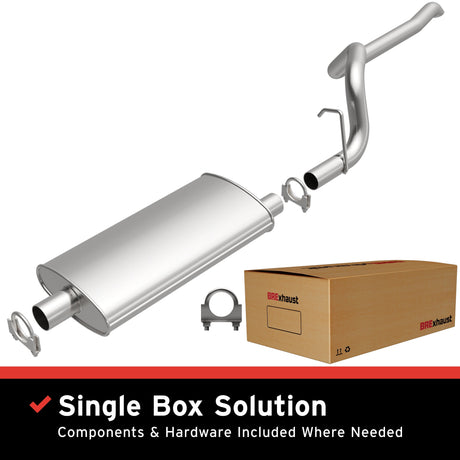 BRExhaust 1993-1995 Jeep Cherokee Direct-Fit Replacement Exhaust System BRExhaust Exhaust System Kit  AXOPROS