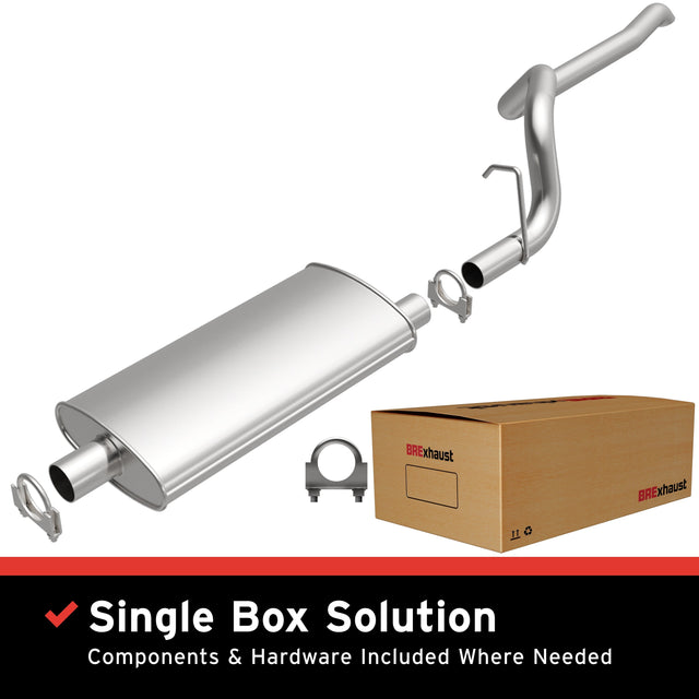 BRExhaust 1993-1995 Jeep Cherokee Direct-Fit Replacement Exhaust System BRExhaust Exhaust System Kit  AXOPROS
