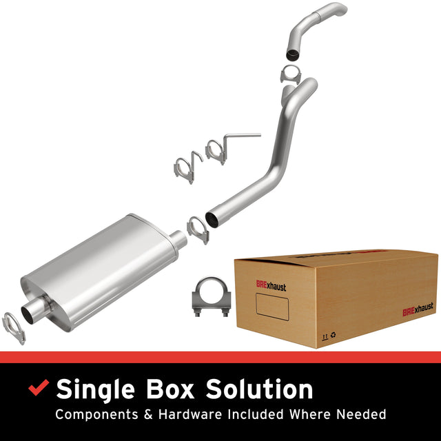 BRExhaust 1993-1998 Jeep Direct-Fit Replacement Exhaust System BRExhaust Exhaust System Kit  AXOPROS