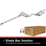 BRExhaust 1993-2002 Volkswagen Direct-Fit Replacement Exhaust System BRExhaust Exhaust System Kit  AXOPROS