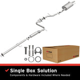 BRExhaust 1994-1997 Honda Accord 2.2L Direct-Fit Replacement Exhaust System BRExhaust Exhaust System Kit  AXOPROS