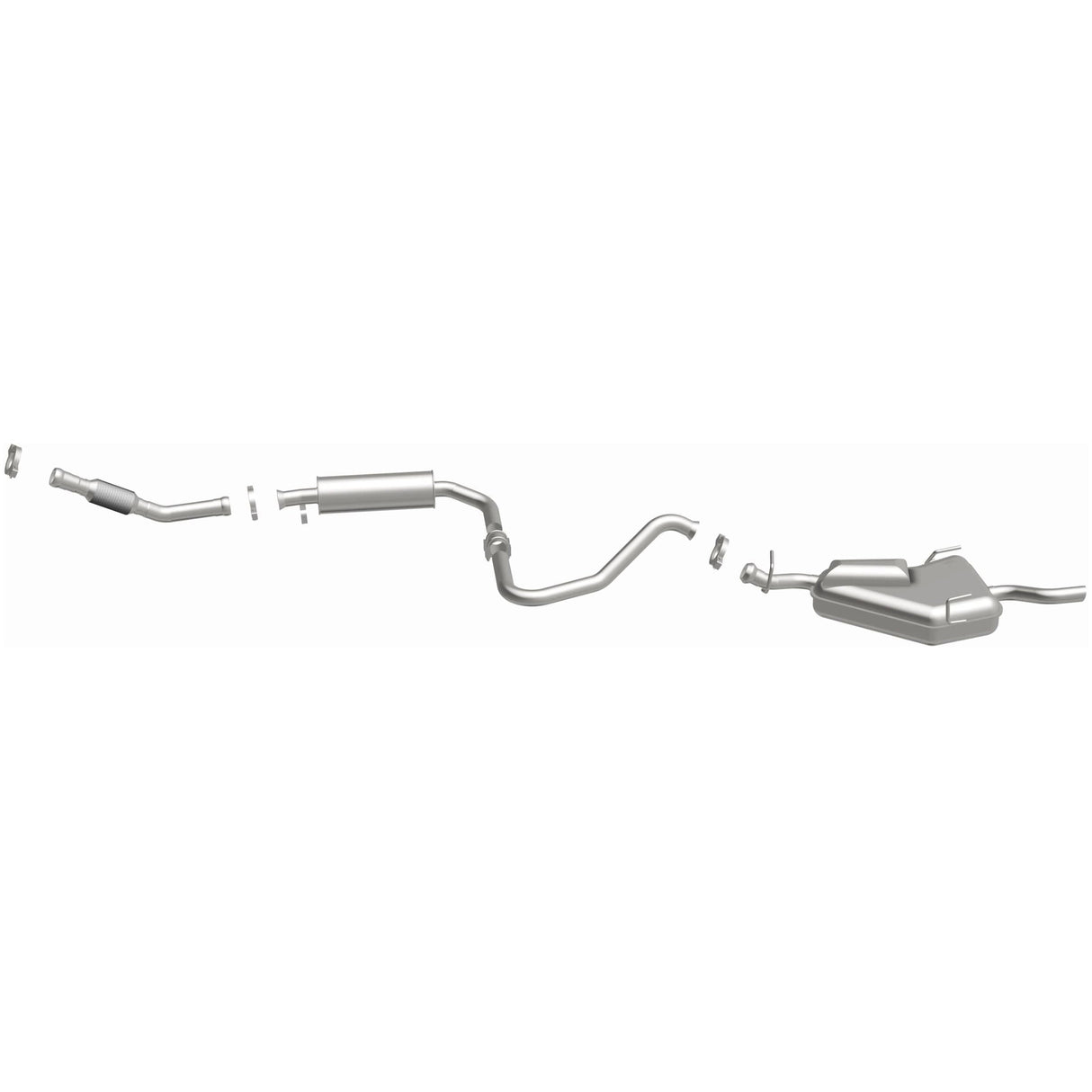 BRExhaust 1994-2002 Saab Direct-Fit Replacement Exhaust System BRExhaust Exhaust System Kit  AXOPROS