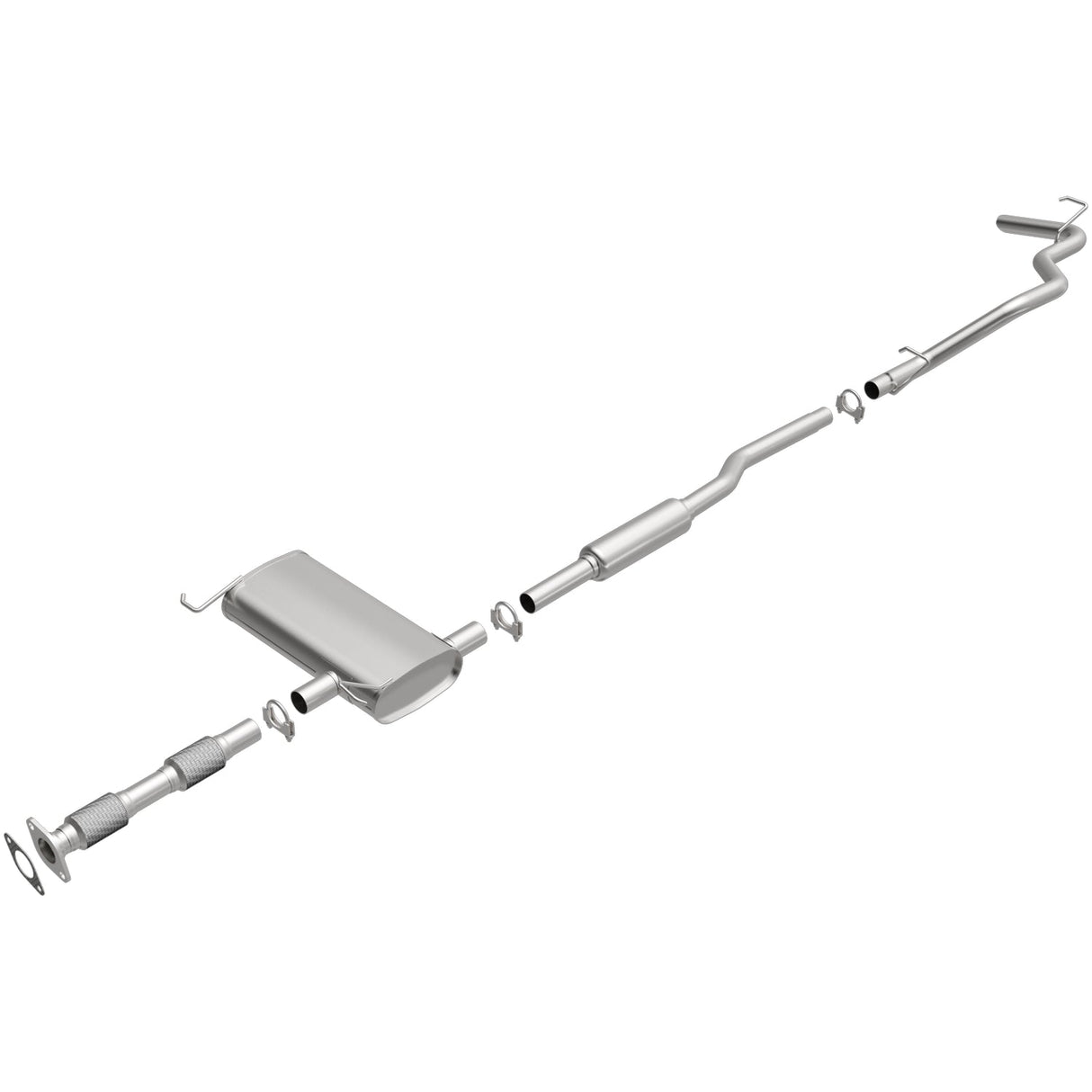 BRExhaust 1995-1998 Ford Windstar Direct-Fit Replacement Exhaust System BRExhaust Exhaust System Kit  AXOPROS