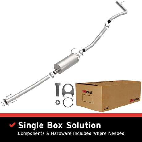 BRExhaust 1995-1998 Toyota T100 3.4L Direct-Fit Replacement Exhaust System BRExhaust Exhaust System Kit  AXOPROS