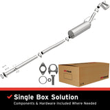 BRExhaust 1995-2000 Toyota Tacoma 2.7L Direct-Fit Replacement Exhaust System BRExhaust Exhaust System Kit  AXOPROS