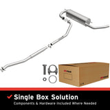 BRExhaust 1996-1997 Toyota RAV4 2.0L Direct-Fit Replacement Exhaust System BRExhaust Exhaust System Kit  AXOPROS