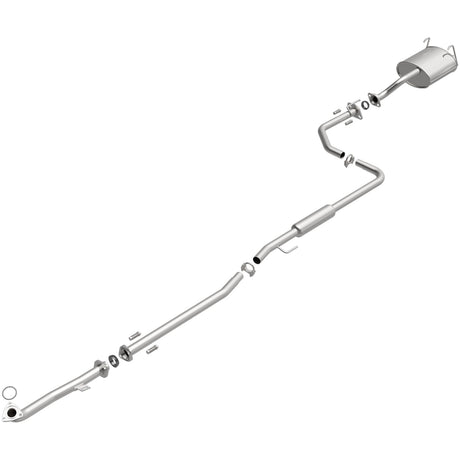 BRExhaust 1996-2000 Honda Civic 1.6L Direct-Fit Replacement Exhaust System BRExhaust Exhaust System Kit  AXOPROS