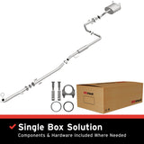 BRExhaust 1996-2000 Honda Civic 1.6L Direct-Fit Replacement Exhaust System BRExhaust Exhaust System Kit  AXOPROS