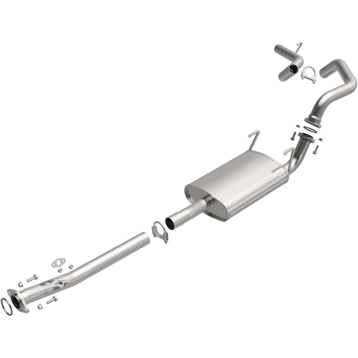 BRExhaust 1996-2000 Toyota 4Runner 3.4L Direct-Fit Replacement Exhaust System BRExhaust Exhaust System Kit  AXOPROS