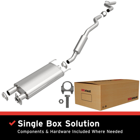 BRExhaust 1997-2000 Ford Explorer 4.0L Direct-Fit Replacement Exhaust System BRExhaust Exhaust System Kit  AXOPROS