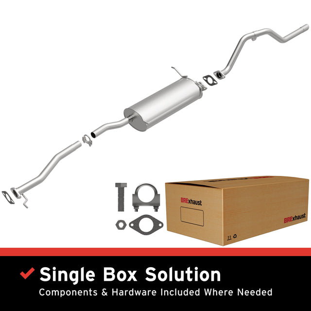 BRExhaust 1998-2000 Kia Sportage 2.0L Direct-Fit Replacement Exhaust System BRExhaust Exhaust System Kit  AXOPROS