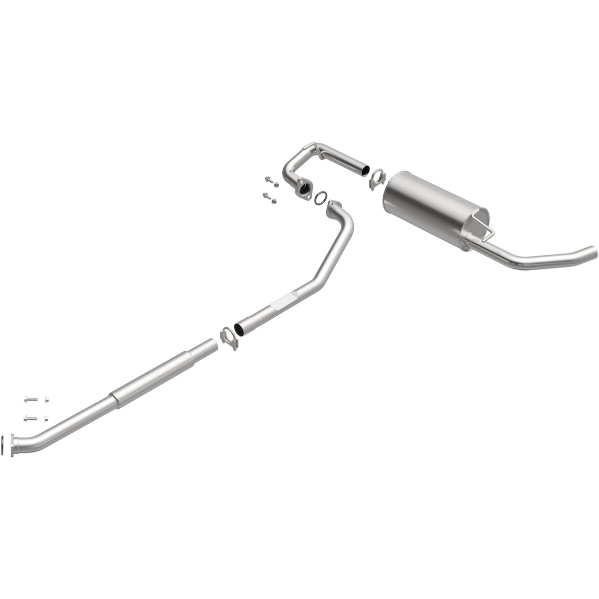 BRExhaust 1998-2000 Toyota RAV4 2.0L Direct-Fit Replacement Exhaust System BRExhaust Exhaust System Kit  AXOPROS