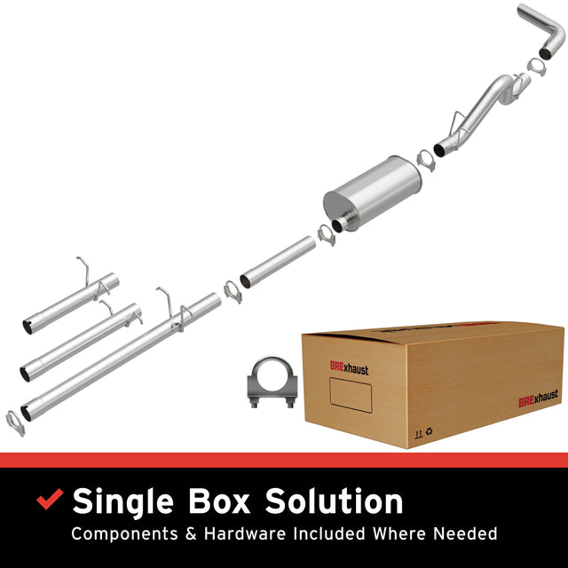 BRExhaust 1998-2002 Dodge Direct-Fit Replacement Exhaust System BRExhaust Exhaust System Kit  AXOPROS