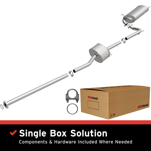 BRExhaust 1998-2002 Honda Accord 2.3L Direct-Fit Replacement Exhaust System BRExhaust Exhaust System Kit  AXOPROS