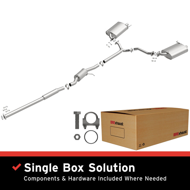 BRExhaust 1998-2002 Honda Accord 3.0L Direct-Fit Replacement Exhaust System BRExhaust Exhaust System Kit  AXOPROS