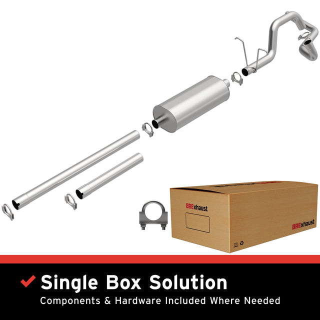 BRExhaust 1998-2004 Ford Direct-Fit Replacement Exhaust System BRExhaust Exhaust System Kit  AXOPROS