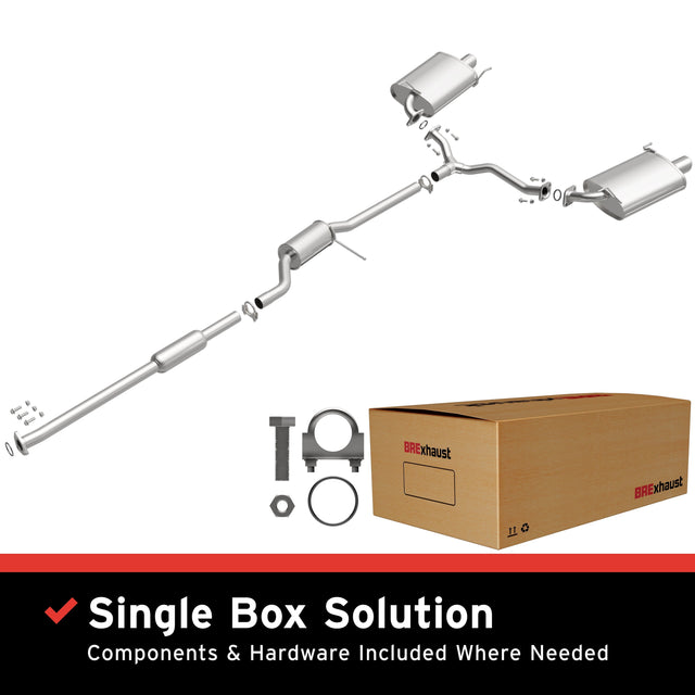 BRExhaust 1999-2003 Acura Direct-Fit Replacement Exhaust System BRExhaust Exhaust System Kit  AXOPROS