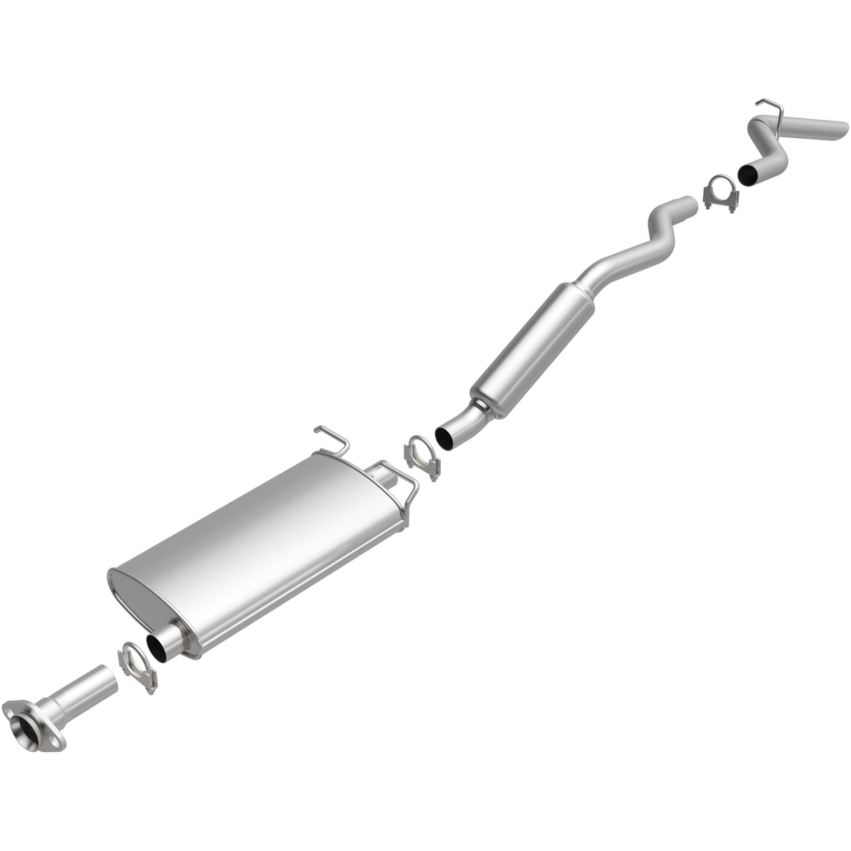 BRExhaust 1999-2003 Ford Direct-Fit Replacement Exhaust System BRExhaust Exhaust System Kit  AXOPROS
