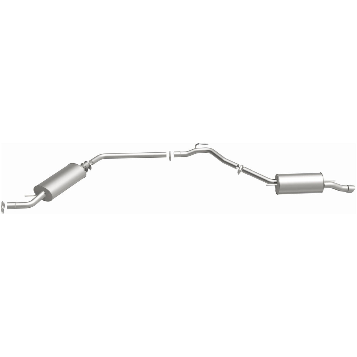 BRExhaust 1999-2003 Volkswagen EuroVan 2.8L Direct-Fit Replacement Exhaust System BRExhaust Exhaust System Kit  AXOPROS