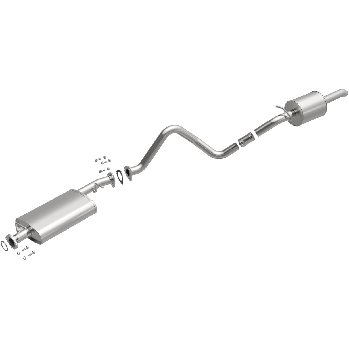 BRExhaust 1999-2004 Land Rover Discovery Direct-Fit Replacement Exhaust System BRExhaust Exhaust System Kit  AXOPROS