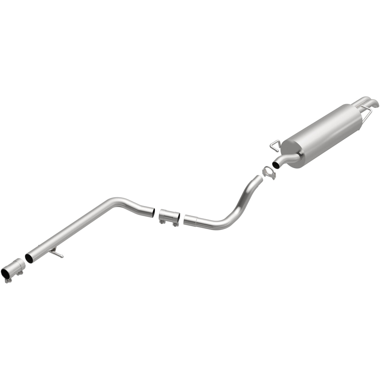 BRExhaust 1999-2005 Volkswagen Jetta 1.9L Direct-Fit Replacement Exhaust System BRExhaust Exhaust System Kit  AXOPROS