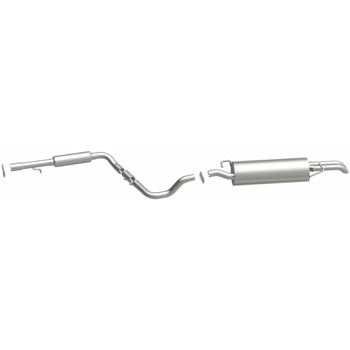 BRExhaust 1999-2005 Volkswagen Jetta Direct-Fit Replacement Exhaust System BRExhaust Exhaust System Kit  AXOPROS