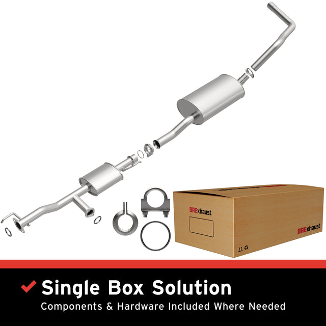 BRExhaust 2000-2002 Toyota Tundra 4.7L Direct-Fit Replacement Exhaust System BRExhaust Exhaust System Kit  AXOPROS