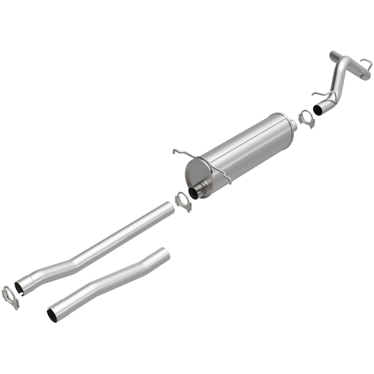 BRExhaust 2000-2003 Dodge Dakota 3.9L Direct-Fit Replacement Exhaust System BRExhaust Exhaust System Kit  AXOPROS