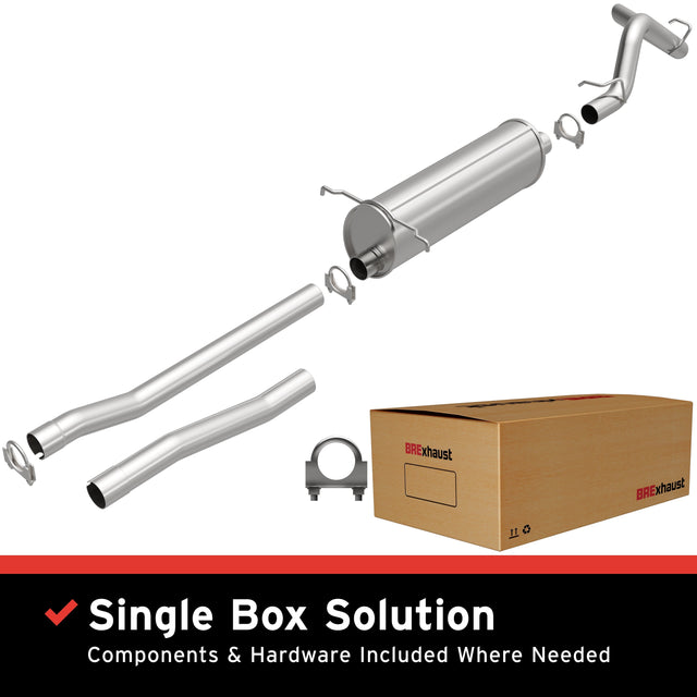 BRExhaust 2000-2003 Dodge Dakota 3.9L Direct-Fit Replacement Exhaust System BRExhaust Exhaust System Kit  AXOPROS