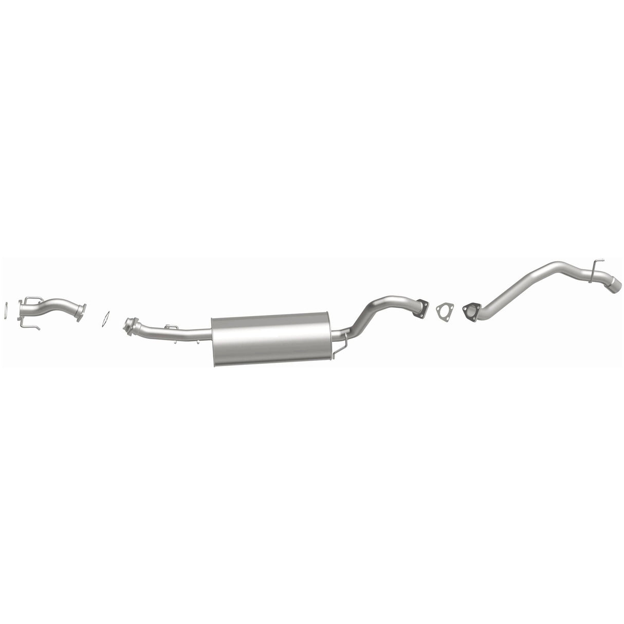 BRExhaust 2000-2003 Mitsubishi Montero Sport Direct-Fit Replacement Exhaust System BRExhaust Exhaust System Kit  AXOPROS