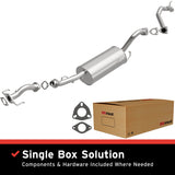 BRExhaust 2000-2003 Mitsubishi Montero Sport Direct-Fit Replacement Exhaust System BRExhaust Exhaust System Kit  AXOPROS
