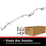 BRExhaust 2000-2004 Ford Focus 2.0L Direct-Fit Replacement Exhaust System BRExhaust Exhaust System Kit  AXOPROS