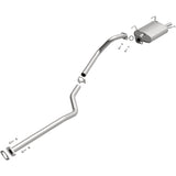 BRExhaust 2000-2006 Nissan Sentra 1.8L Direct-Fit Replacement Exhaust System BRExhaust Exhaust System Kit  AXOPROS