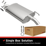 BRExhaust 2001-2003 Toyota Highlander Direct-Fit Replacement Exhaust System BRExhaust Exhaust System Kit  AXOPROS