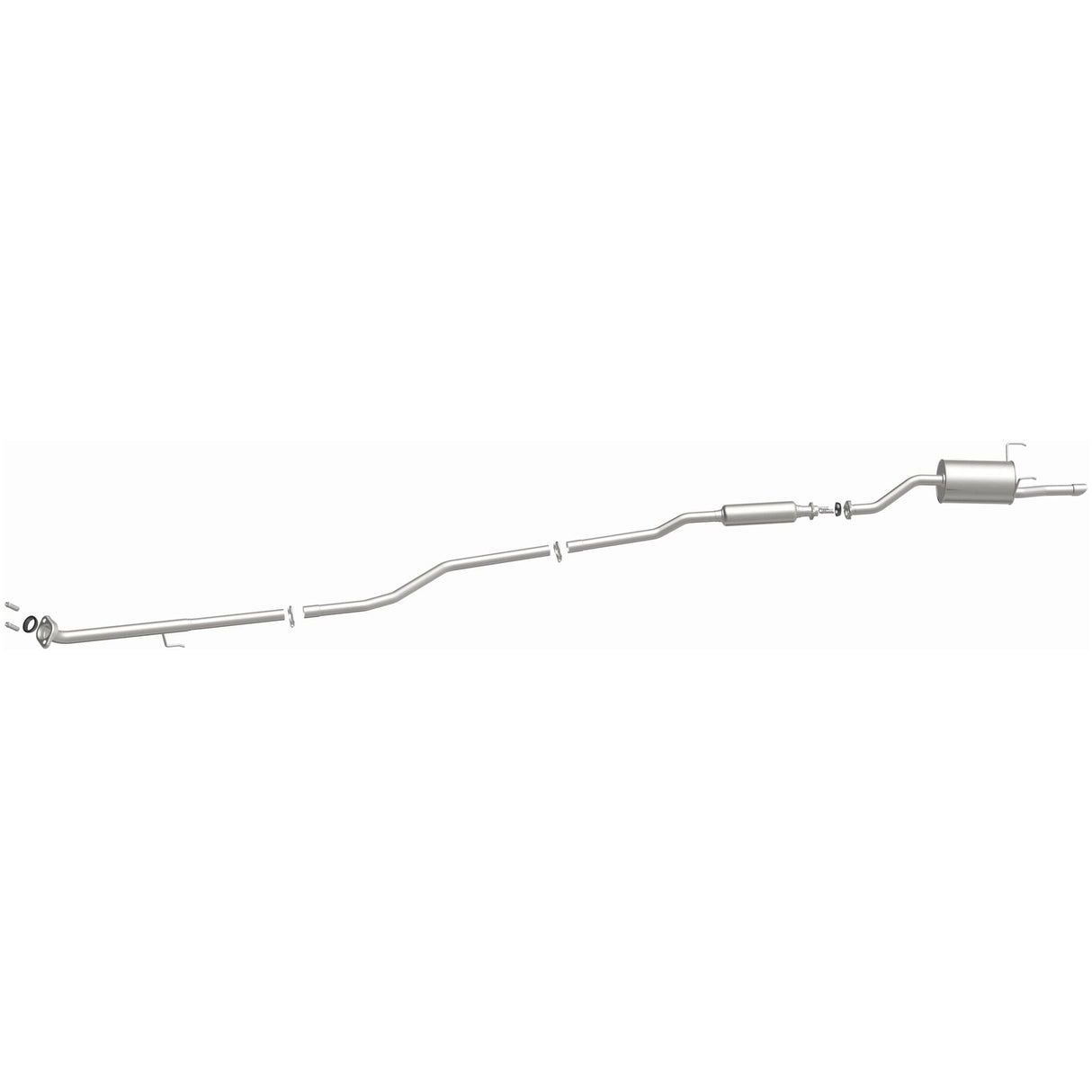 BRExhaust 2001-2005 Honda Civic 1.7L Direct-Fit Replacement Exhaust System BRExhaust Exhaust System Kit  AXOPROS