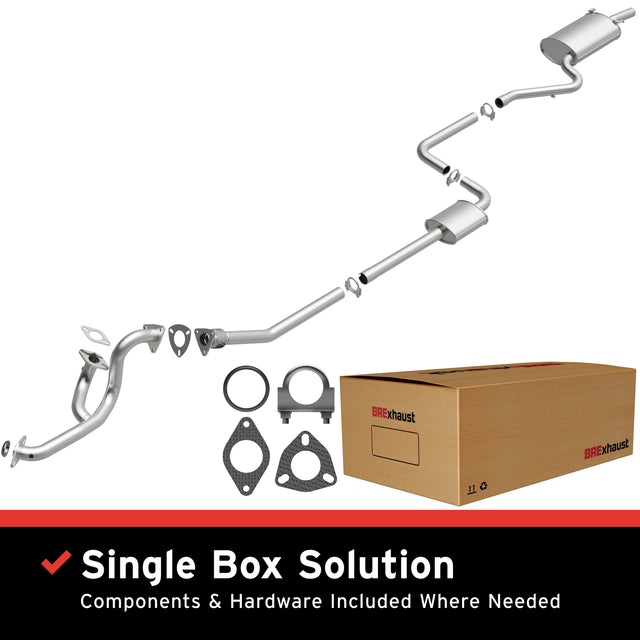 BRExhaust 2001-2006 Chrysler Sebring 2.7L Direct-Fit Replacement Exhaust System BRExhaust Exhaust System Kit  AXOPROS