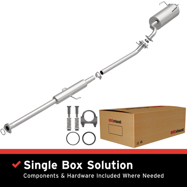 BRExhaust 2002-2004 Honda CR-V 2.4L Direct-Fit Replacement Exhaust System BRExhaust Exhaust System Kit  AXOPROS