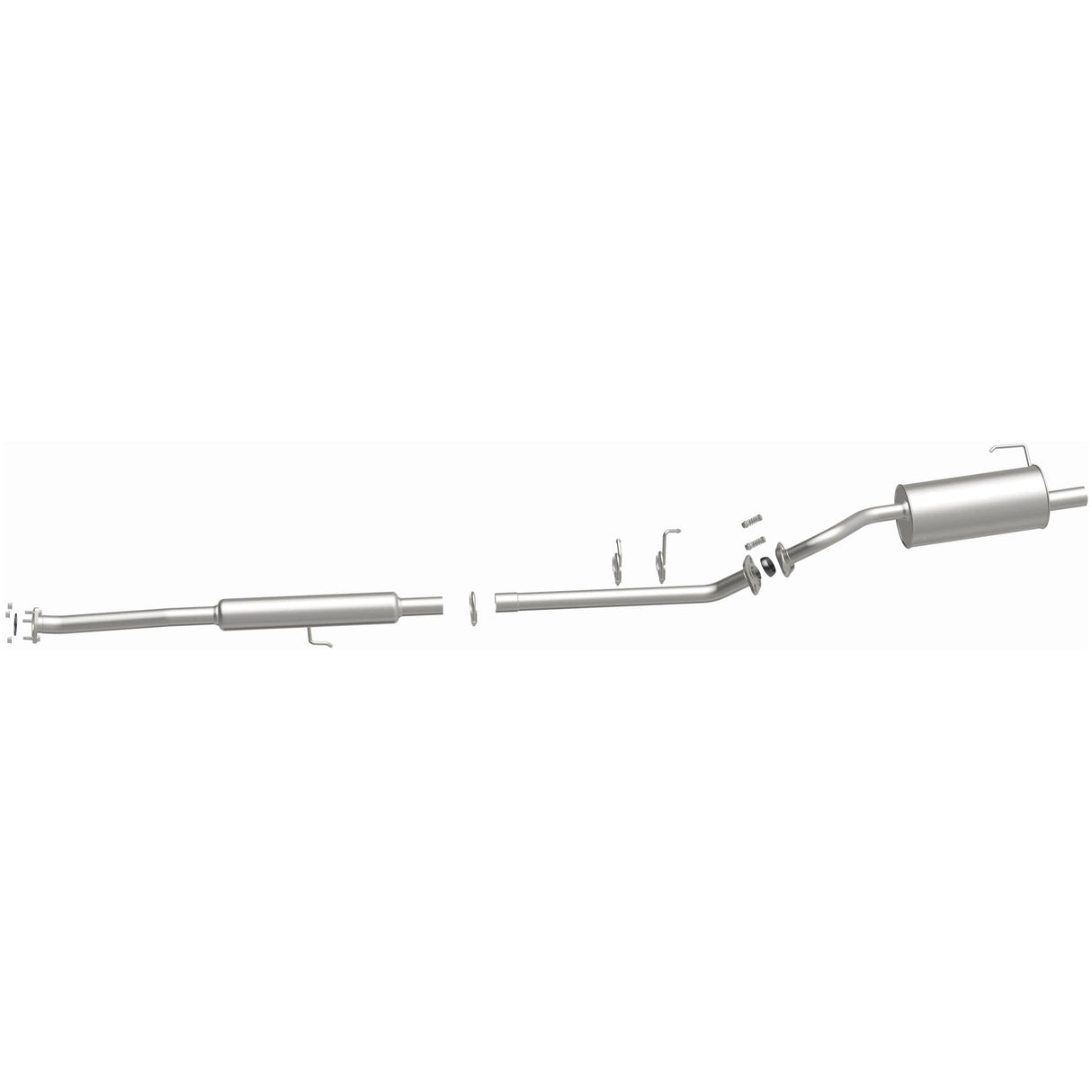 BRExhaust 2002-2006 Honda CR-V 2.4L Direct-Fit Replacement Exhaust System BRExhaust Exhaust System Kit  AXOPROS