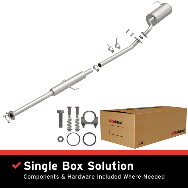 BRExhaust 2002-2006 Honda CR-V 2.4L Direct-Fit Replacement Exhaust System BRExhaust Exhaust System Kit  AXOPROS